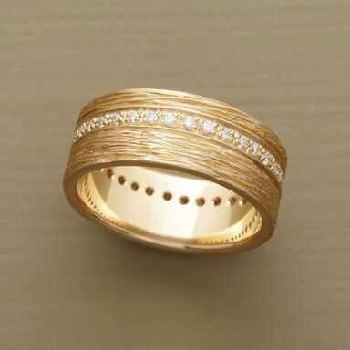 Classic Gold Zirconium Ring