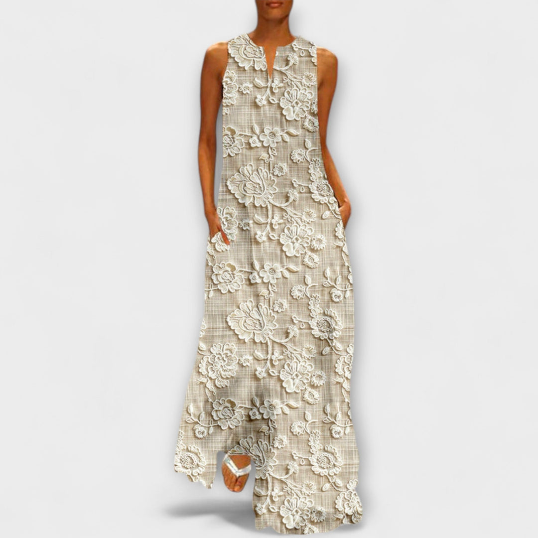 Lily - Lace Patterned Dress