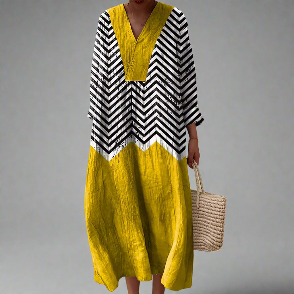 Julia | Chic Geometric Dress