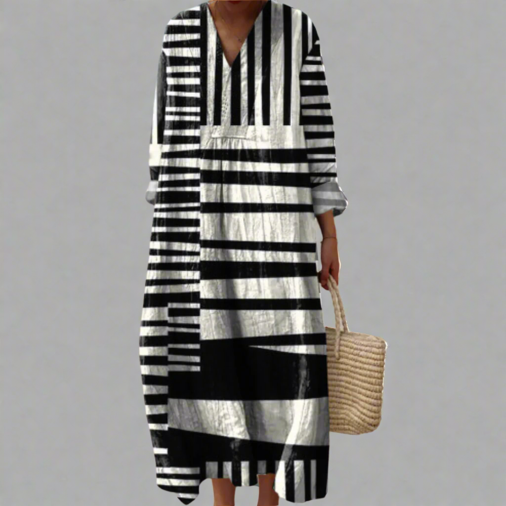 Doris | Chic Geometric Dress