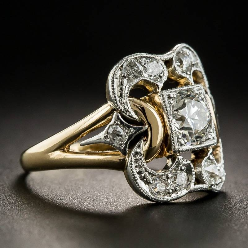 Classic Gold Zirconia Ring