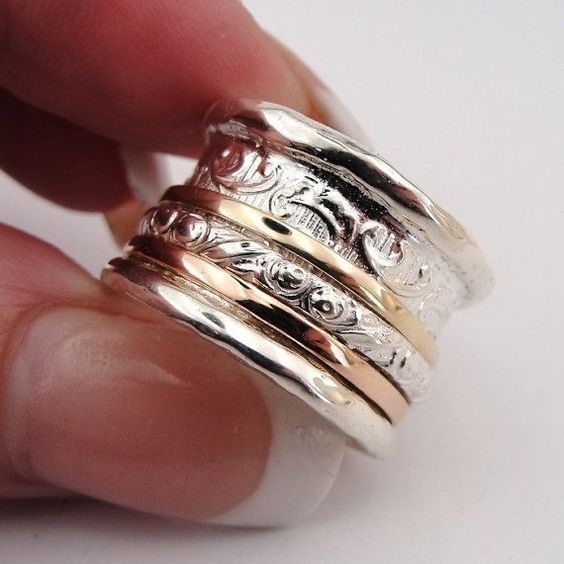 Antique Gold and Silver Ring