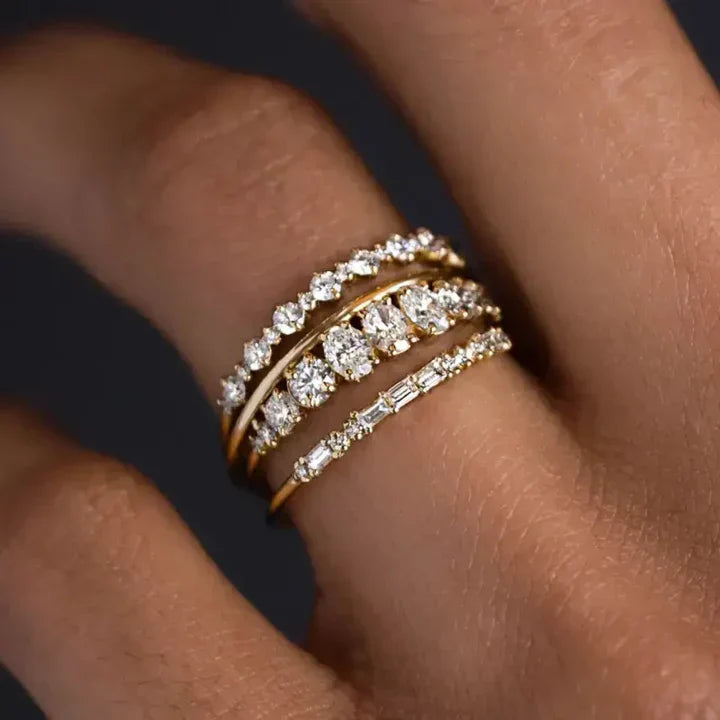 Chic Vintage Zirconium Ring