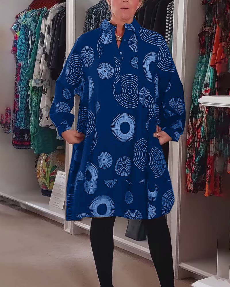 Sheryl | Stylish Geometric Wrap Dress
