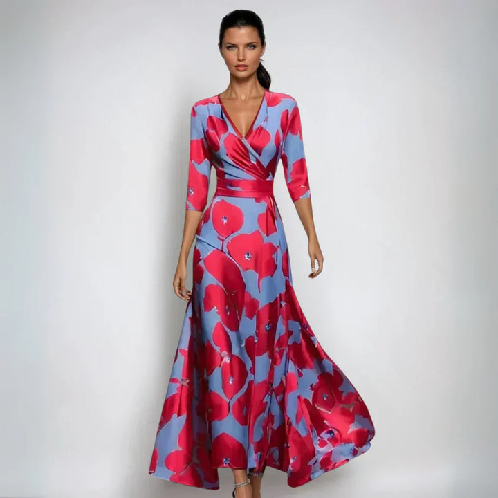 Emily | A-Line Floral Robe