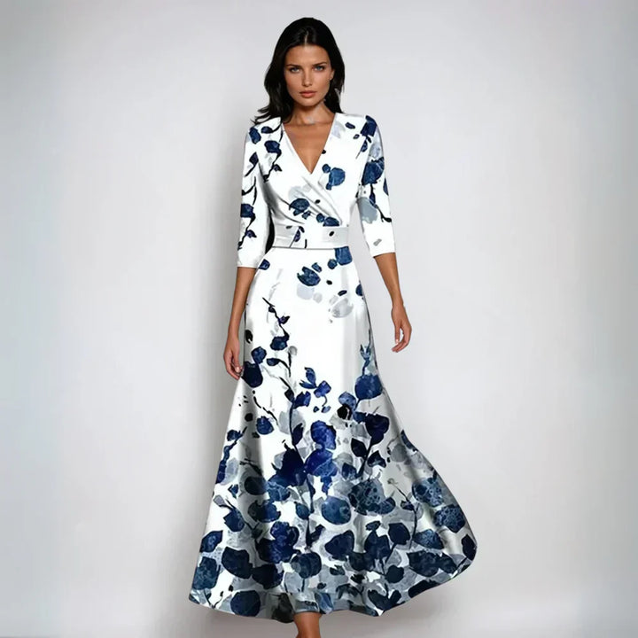 Emily | A-Line Floral Robe
