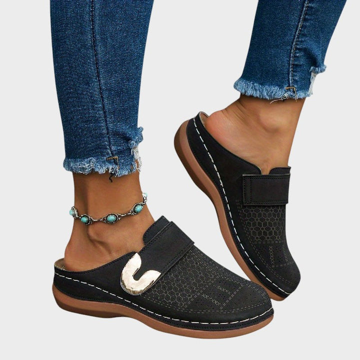 Theodora | Stylish Slip-On Mules with Effortless Comfort