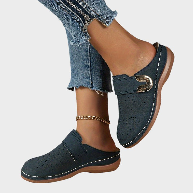Theodora | Stylish Slip-On Mules with Effortless Comfort