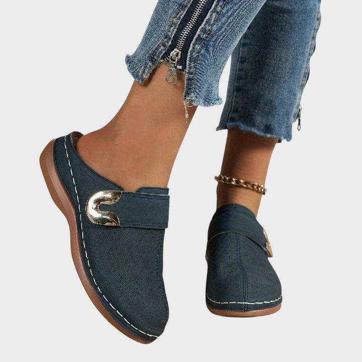 Theodora | Stylish Slip-On Mules with Effortless Comfort