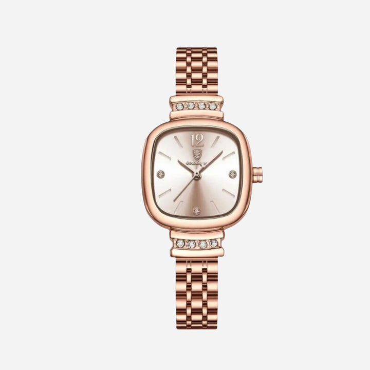 Livia™ | Stylish Vintage-Inspired Watch with Faux Leather Band
