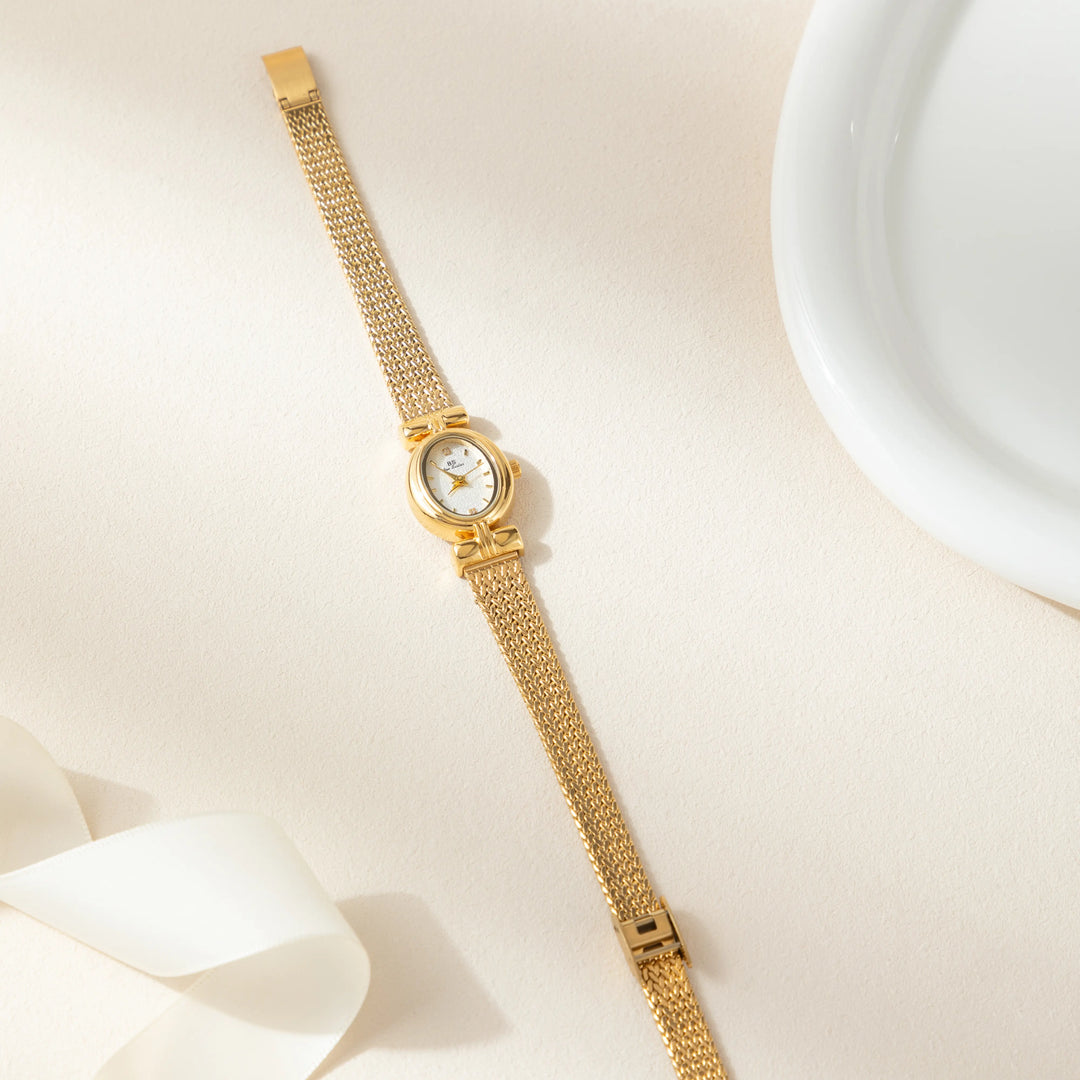 Mira™ | Sophisticated Oval Timepiece