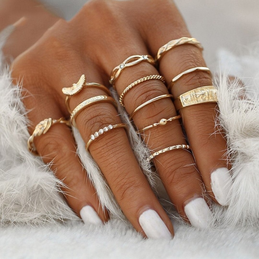 Distinctive Packaging Featuring 8 to 12 Rings
