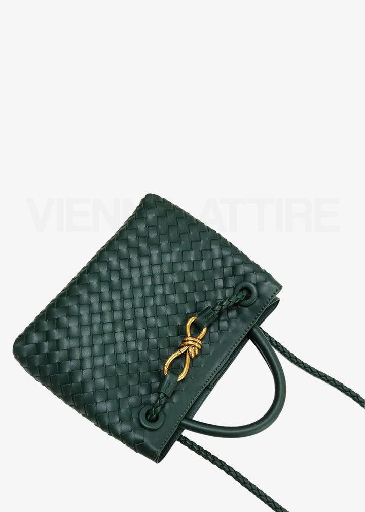 Sabine Mini Bag – Woven Crossbody Bag in Compact Design