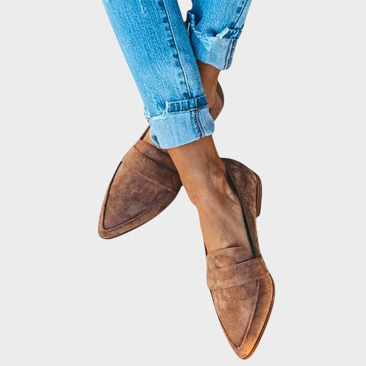 Copenhagen™ | Suede Loafers with Pointed Toe