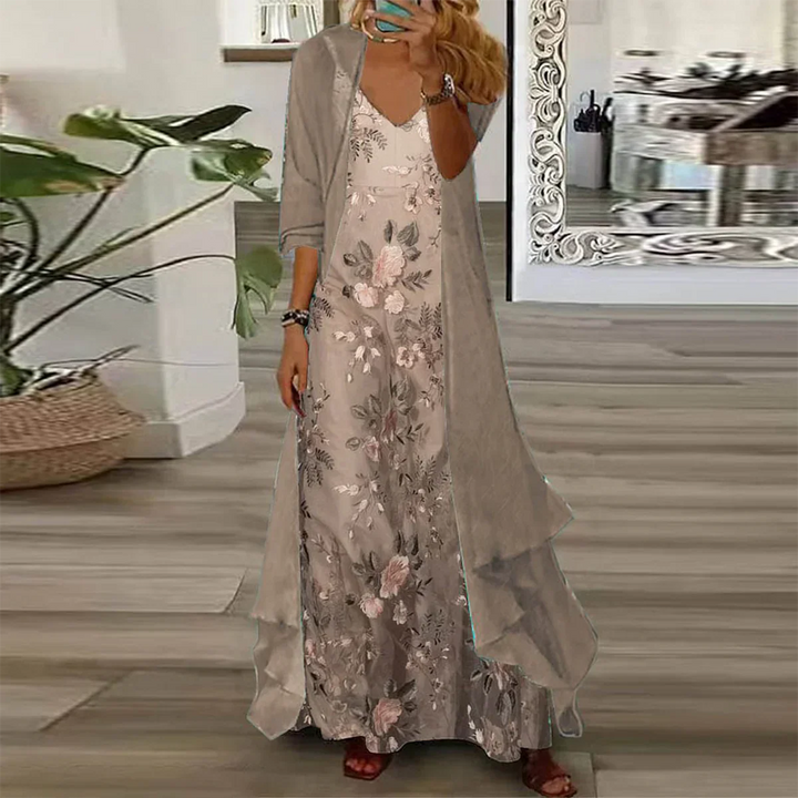 Charissa™ | Elegant 2-Piece Maxi Dress Set
