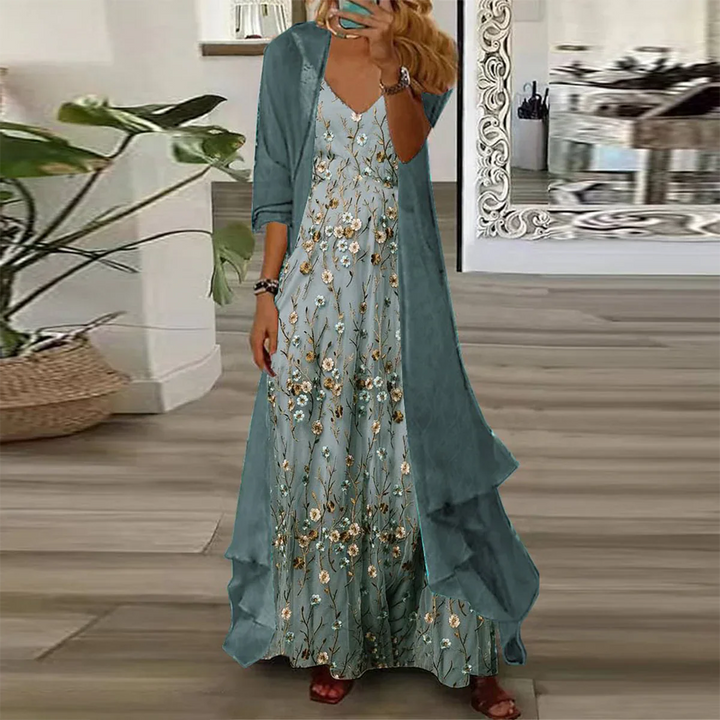Charissa™ | Elegant 2-Piece Maxi Dress Set