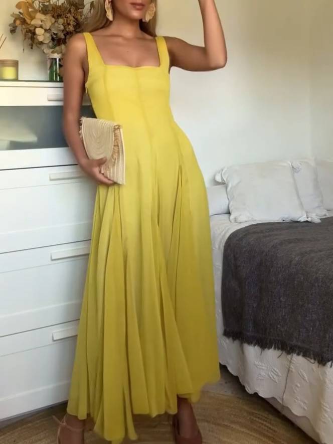 Solmaz – Strappy Casual Maxi Dress