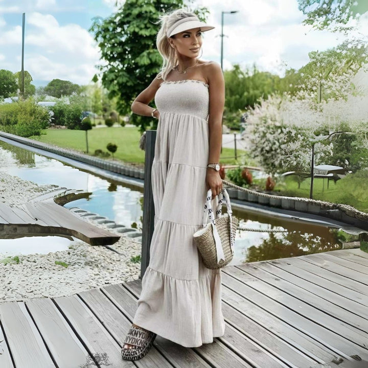 Carla - Strapless Long Dress