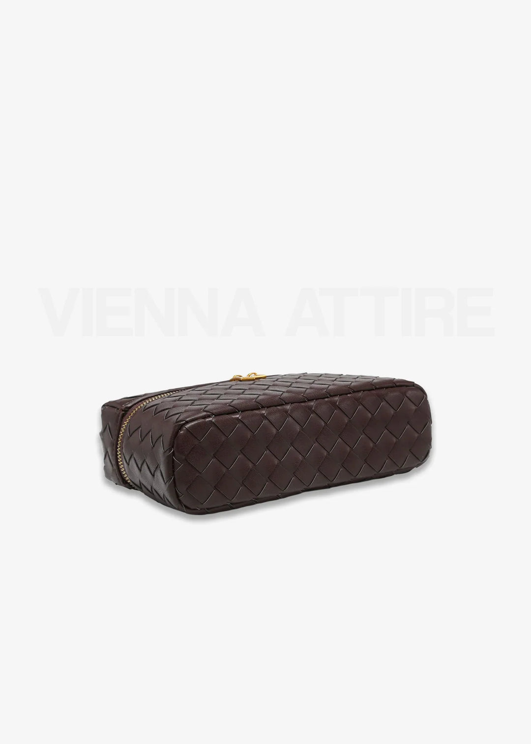 Aria – Structured Mini-Bag with Handle and Gold Details
