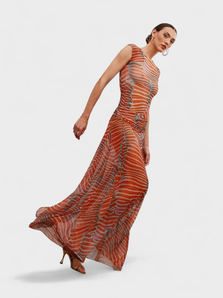 EBBA | Wavy Glowing Mesh Bodysuit