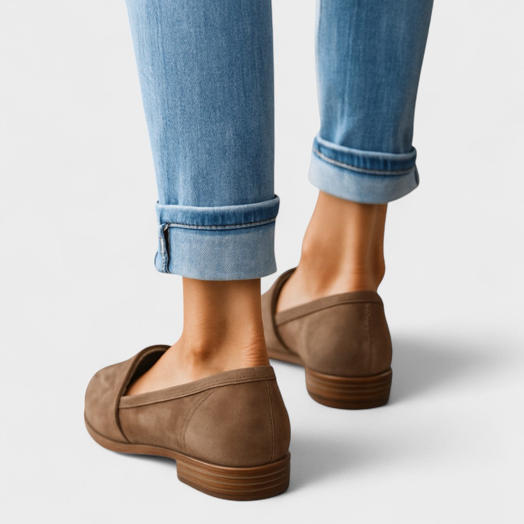 CARINA | Mokka suede ankle boots