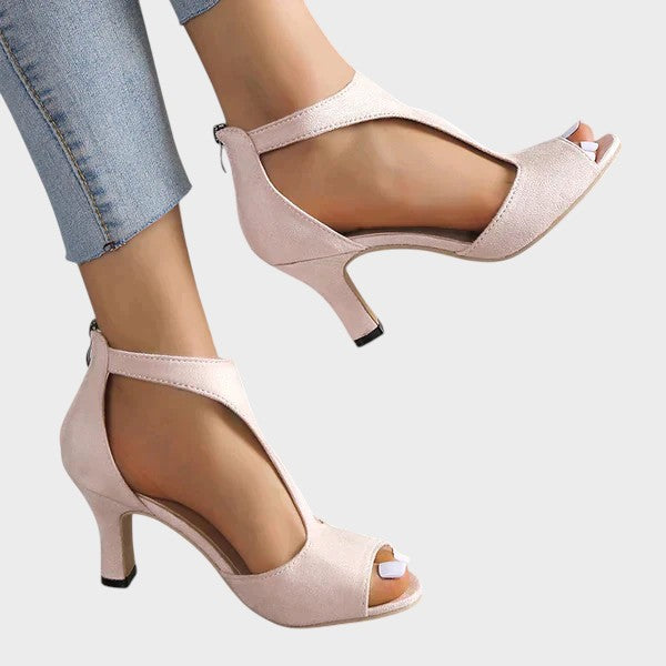 Gudrun | Stylish Peep-Toe Heels