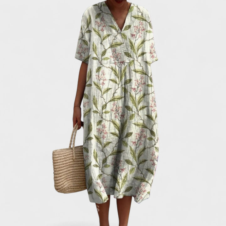 ODA | Elegant Floral Dress