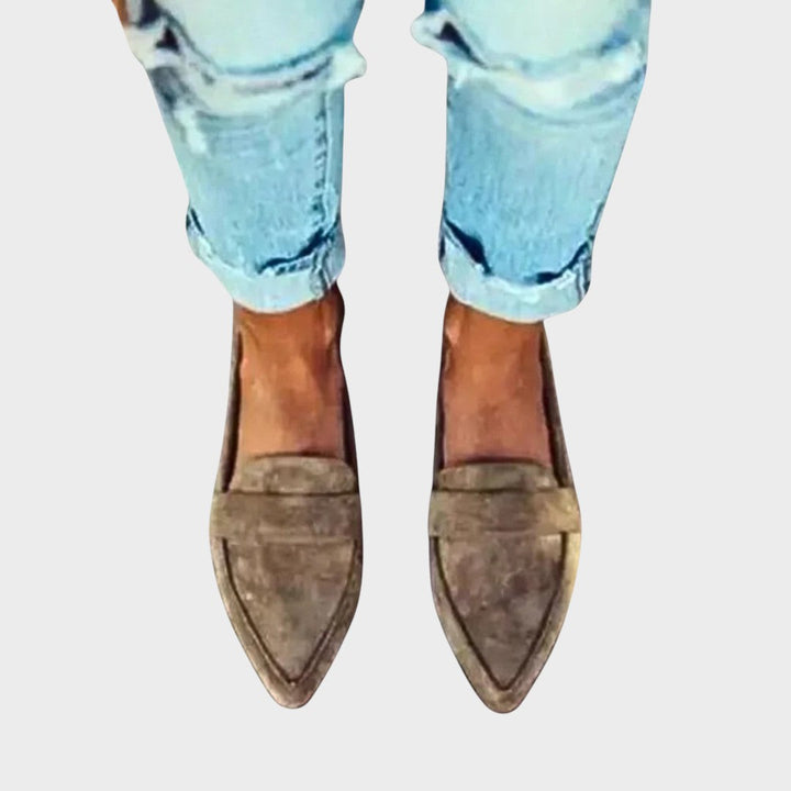 Copenhagen™ | Suede Loafers with Pointed Toe
