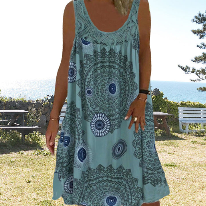 Paduch – Printed Sleeveless Summer Dress for Casual Wear