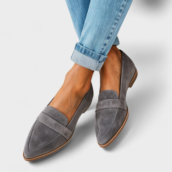 CARINA | Mokka suede ankle boots