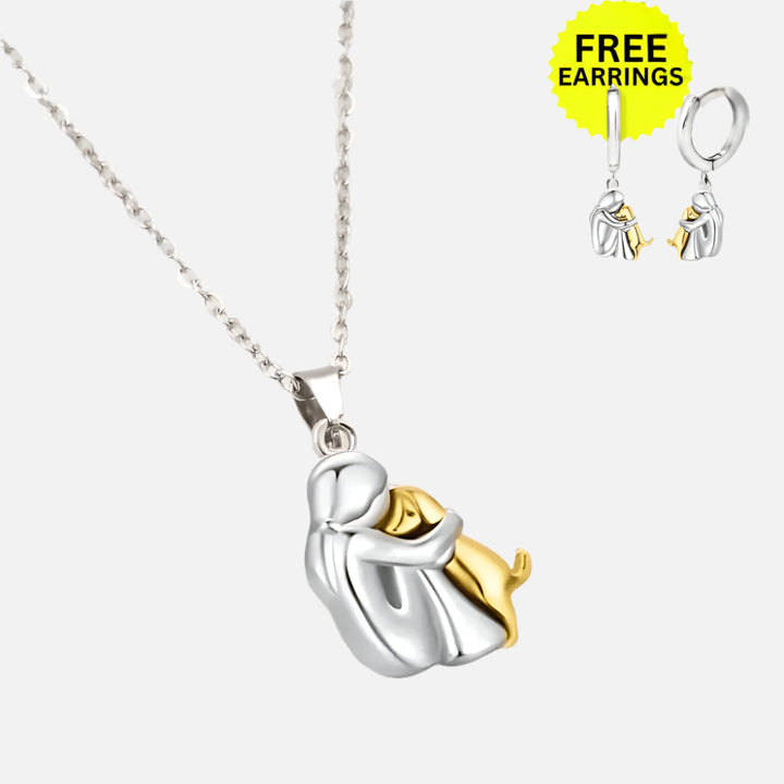 Ametis Cuddle Necklace Set with Complimentary Earrings