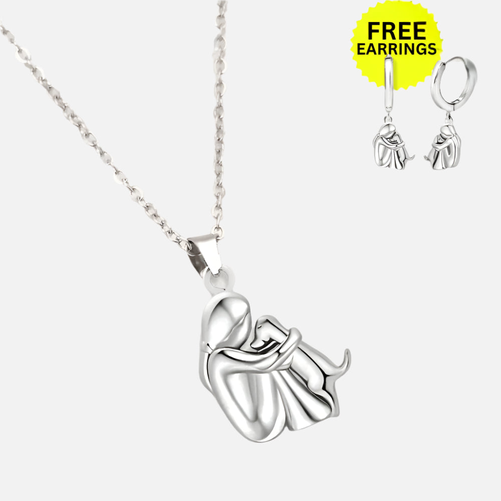 Ametis Cuddle Necklace Set with Complimentary Earrings