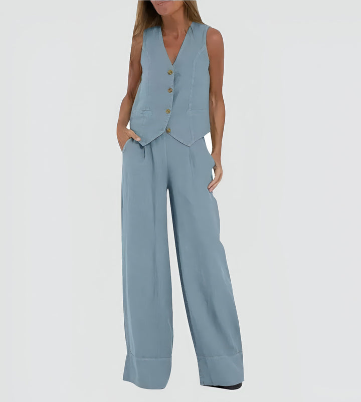 MARTINA | Stylish Women's Top with Complimentary Matching Pants