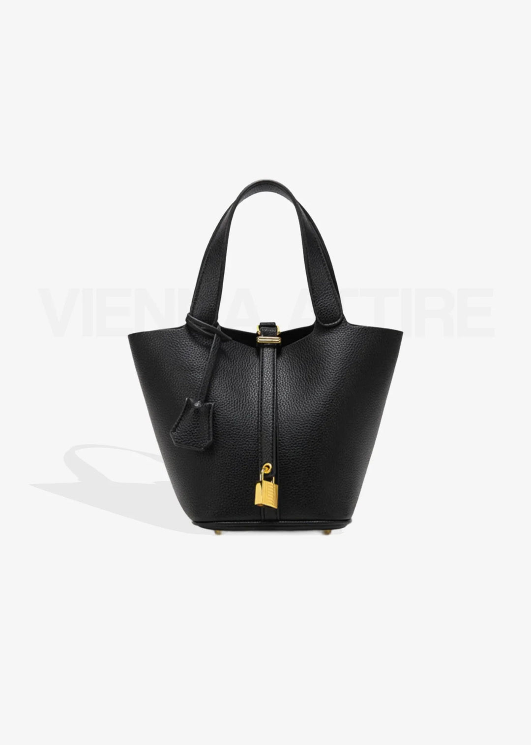 Odette – Minimalist Bucket Bag with Gold Detail