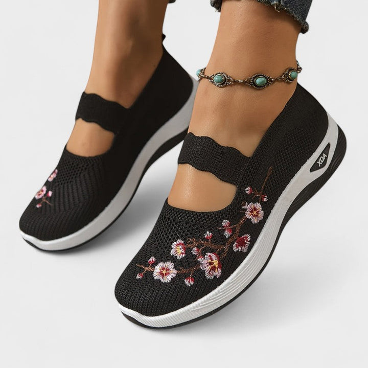 Nathalie | Orthopedic shoes with flowers