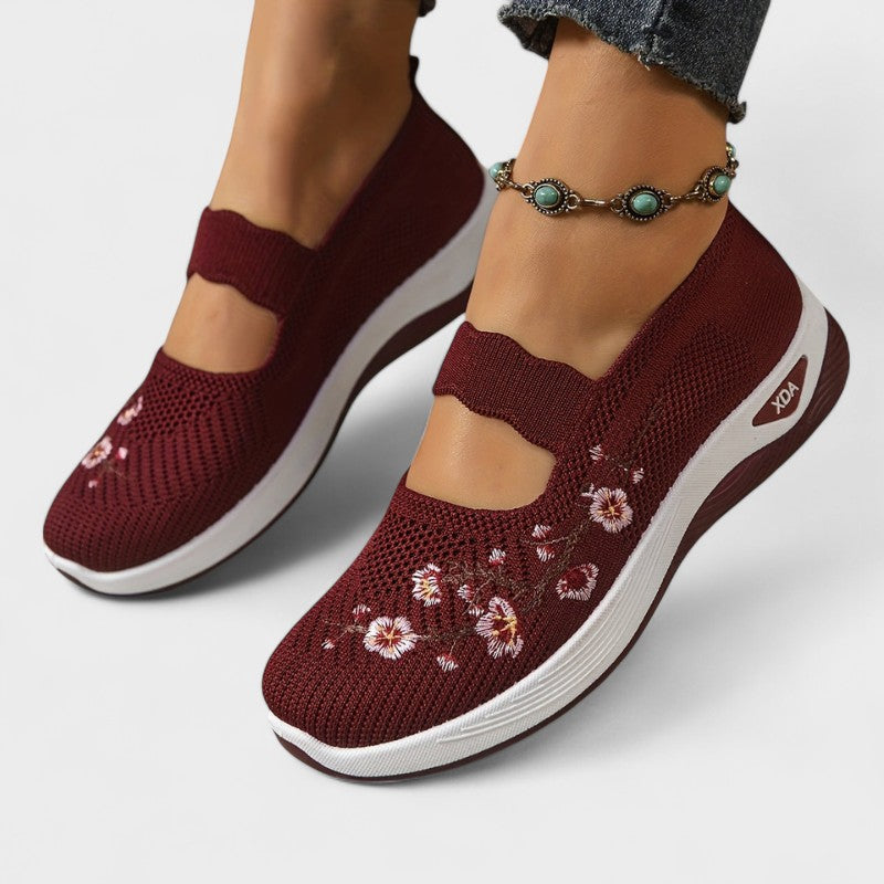 Nathalie | Orthopedic shoes with flowers
