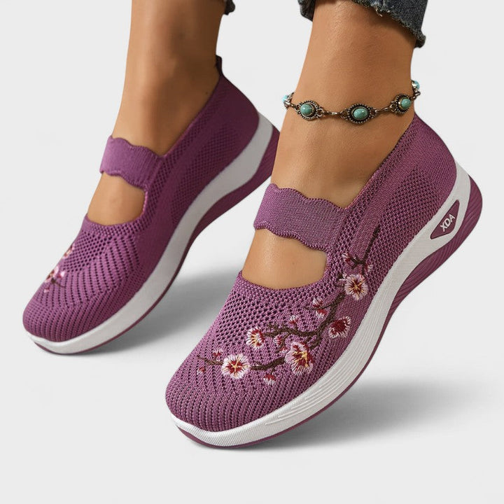 Nathalie | Orthopedic shoes with flowers