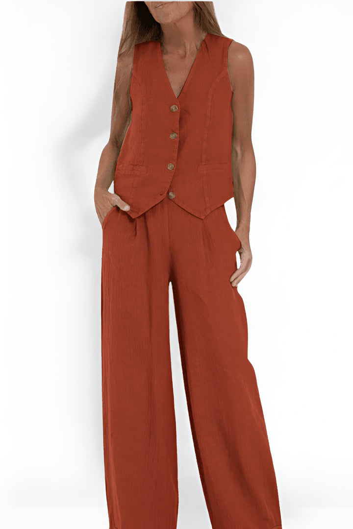 MARTINA | Stylish Women's Top with Complimentary Matching Pants