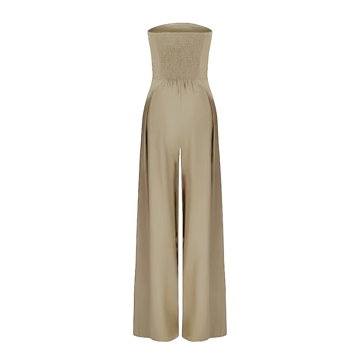 Alicia - Wide Leg Strapless Jumpsuit