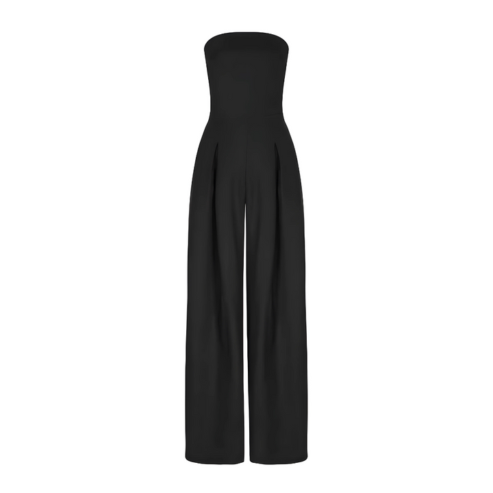 Alicia - Wide Leg Strapless Jumpsuit