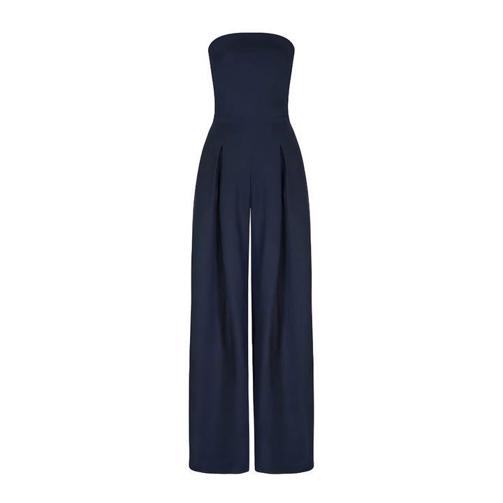 Alicia - Wide Leg Strapless Jumpsuit