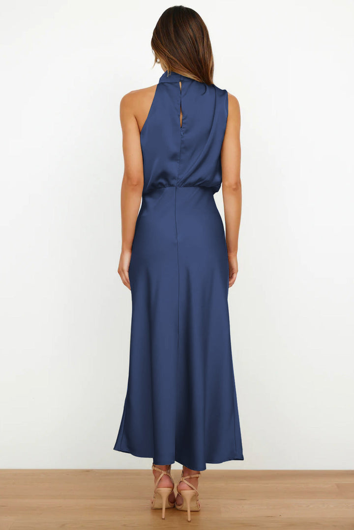 Lydia | Langes Halterneck-Kleid