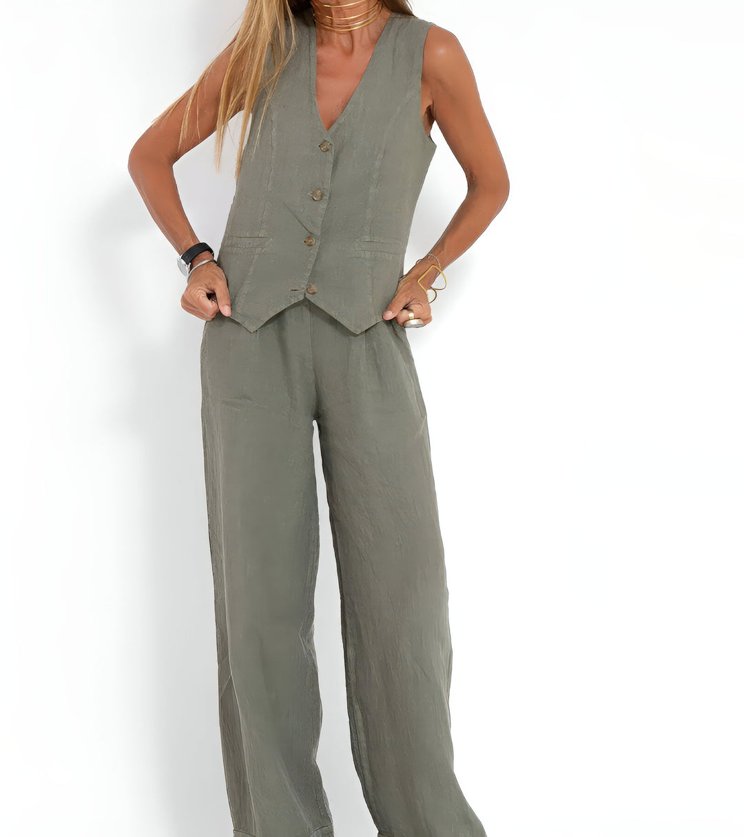 MARTINA | Stylish Women's Top with Complimentary Matching Pants