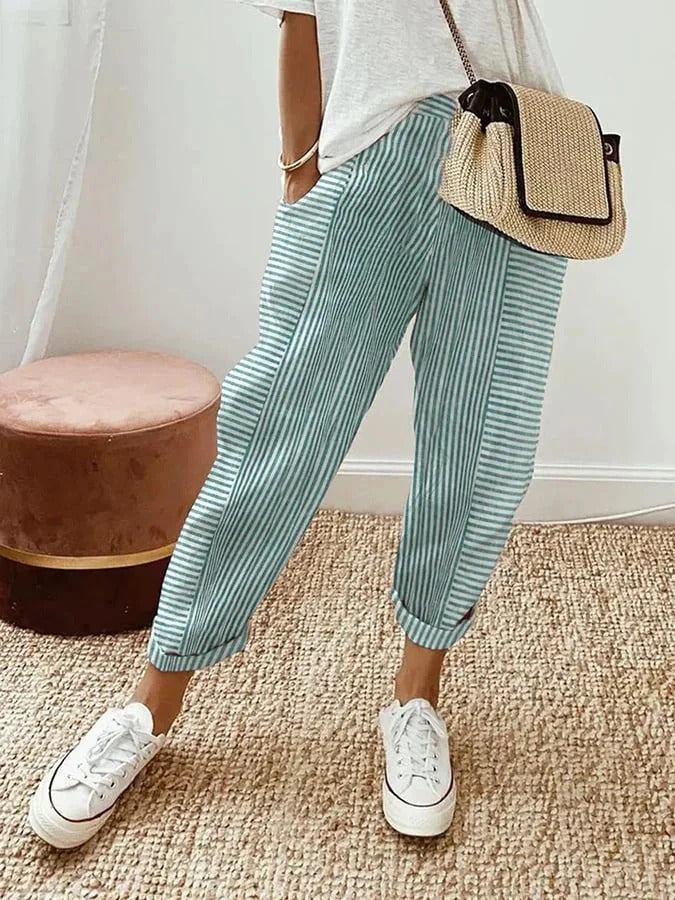 Hanna™ – Classic Striped Trousers