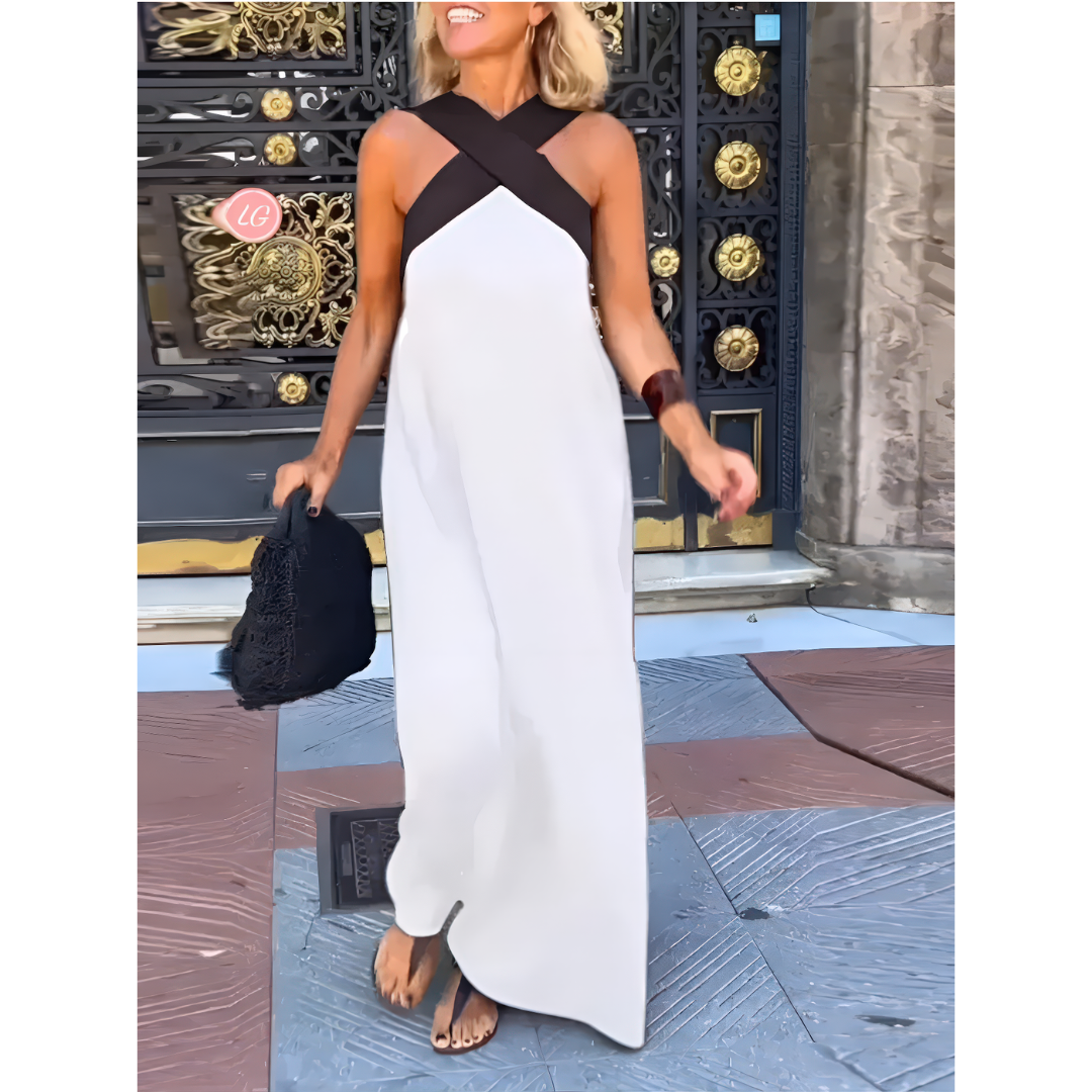 Delphine | Cross-Design Dress