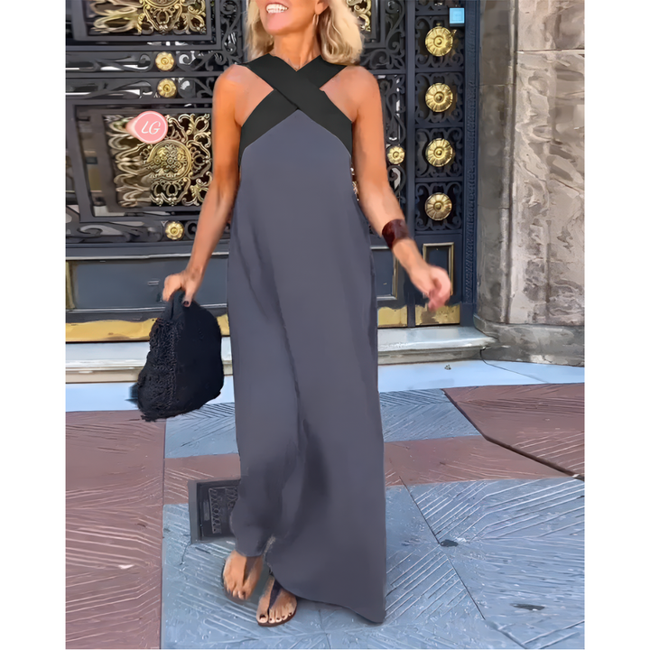 Delphine | Cross-Design Dress