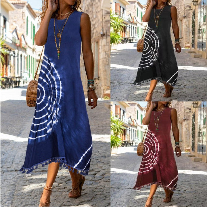 💕Women's Sleeveless Midi Dress - Casual Chic