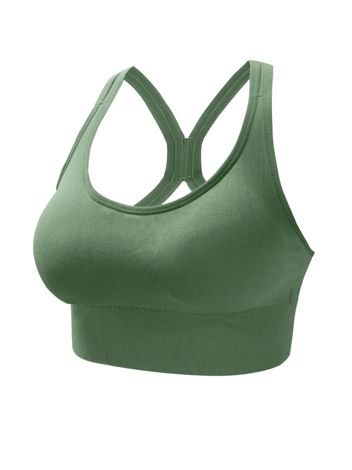 Seamless Sports Push-Up Yoga Tank Bra - Comfy & Breathable