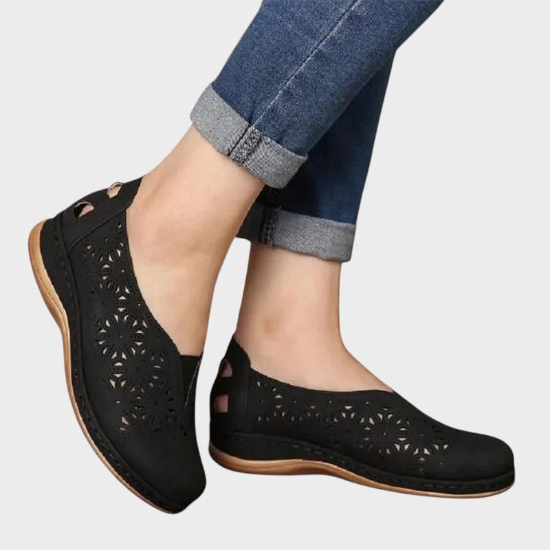 Laila | Stylish Comfort Shoes with Laser Cutting