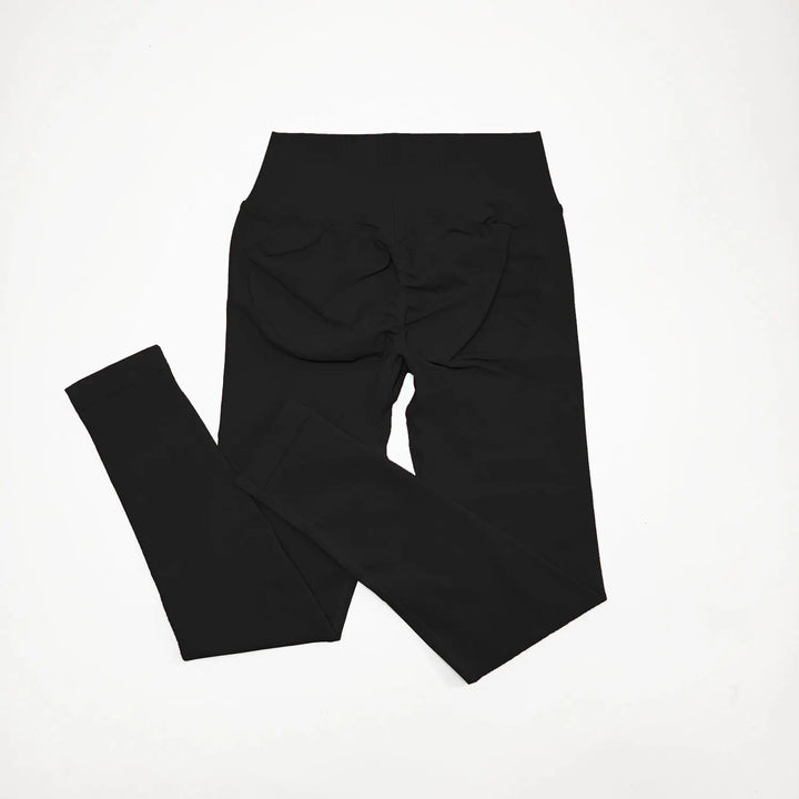 Women's Seamless Sporty Leggings - V-Waist Booty Scrunch Yoga Pants for Fitness, Gym, Running, and Workouts